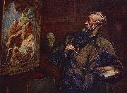 Honore Daumier Der Maler oil painting on canvas
